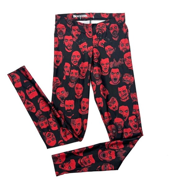 BlackMilk Zombie Red‎ Leggings Limited Edition Halloween Gruesome Size S - Picture 4 of 8